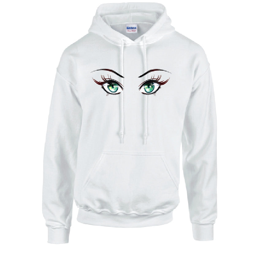 HD32 Green Eyes Unisex Cotton Hoodie Various Sizes & Colours Available