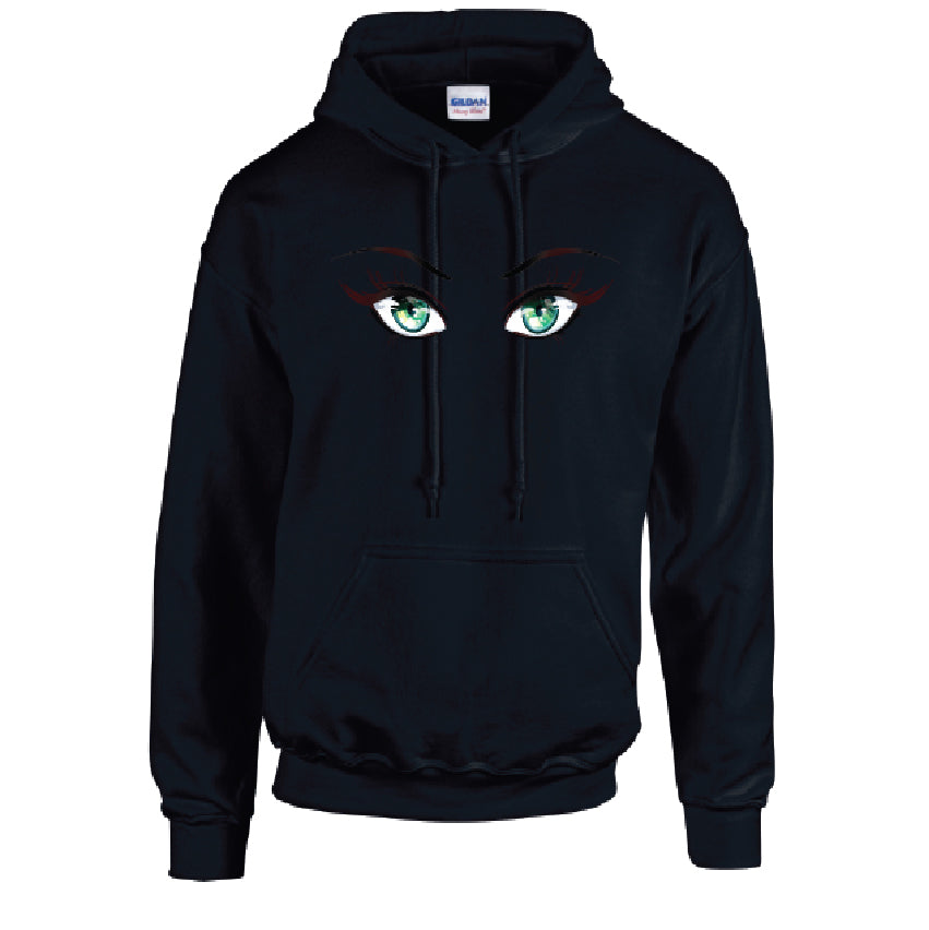 Green Eyes Unisex Cotton Hoodie 5 Sizes 3 Colours Available Printed HD32