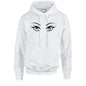 Green Eyes Unisex Cotton Hoodie 5 Sizes 3 Colours Available Printed HD32