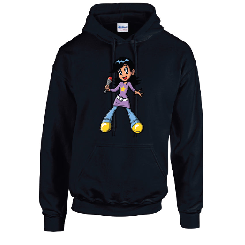 HD38 Singer Unisex Cotton Hoodie 5 sizes 3 Colours Available Latex printed