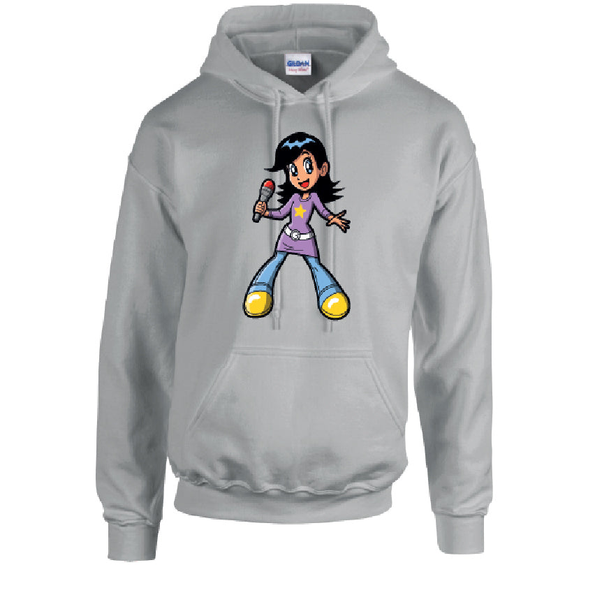 HD38 Singer Unisex Cotton Hoodie 5 sizes 3 Colours Available Latex printed