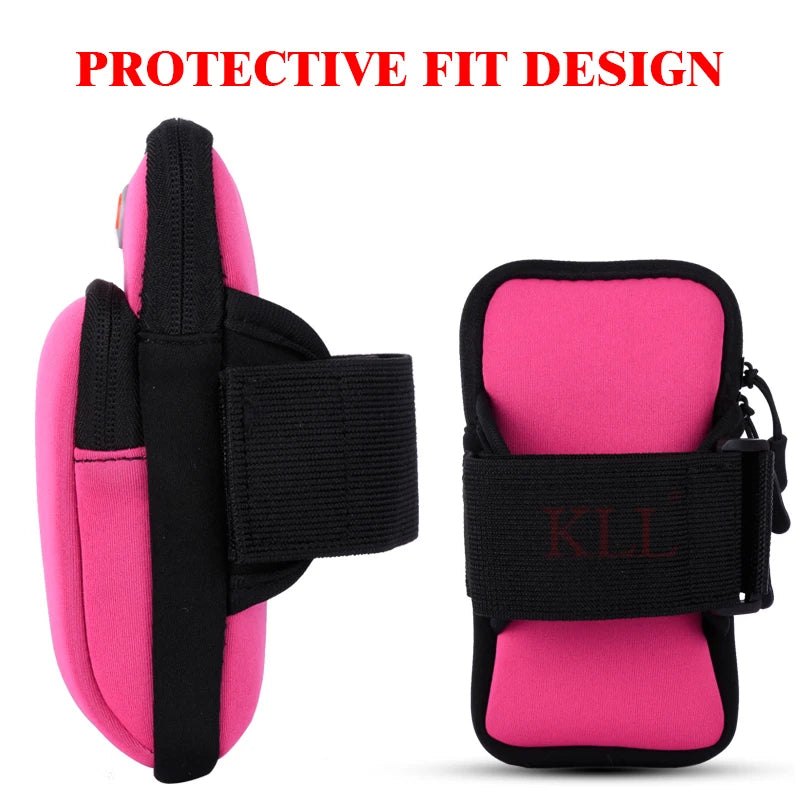 Universal 6'' Waterproof Sport Armband Bag Running Jogging Gym Arm Band Mobile Phone Bag Case Cover Holder for iPhone Samsung