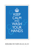 Hand Washing A5 Stickers (2x 148mm x 210mm) Health And Safety Warning Sticker Printed HW01-07