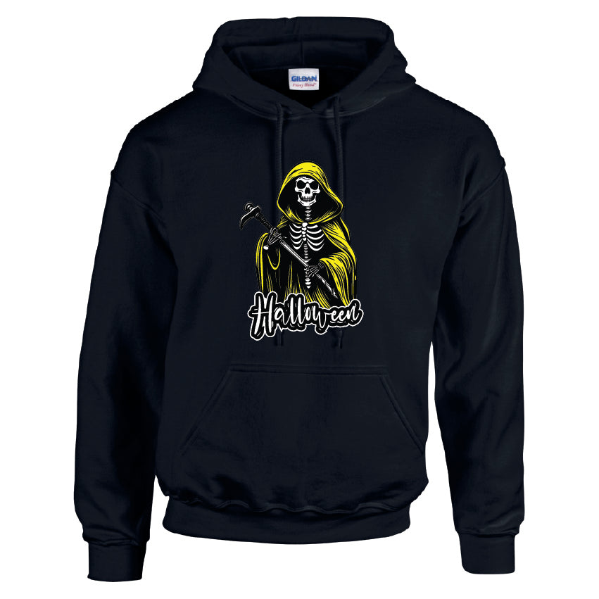 HWTH0 Halloween Unisex Cotton Hoodie Various Sizes & Colours Available