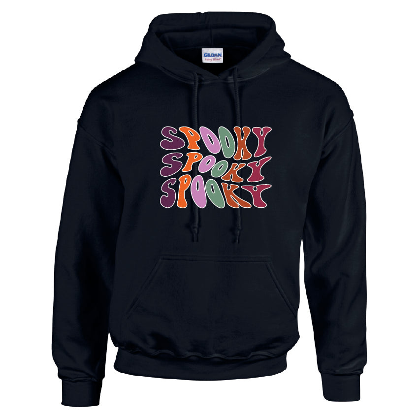 HWH13 Spooky Halloween Unisex Cotton Hoodie Various Sizes & Colours Available