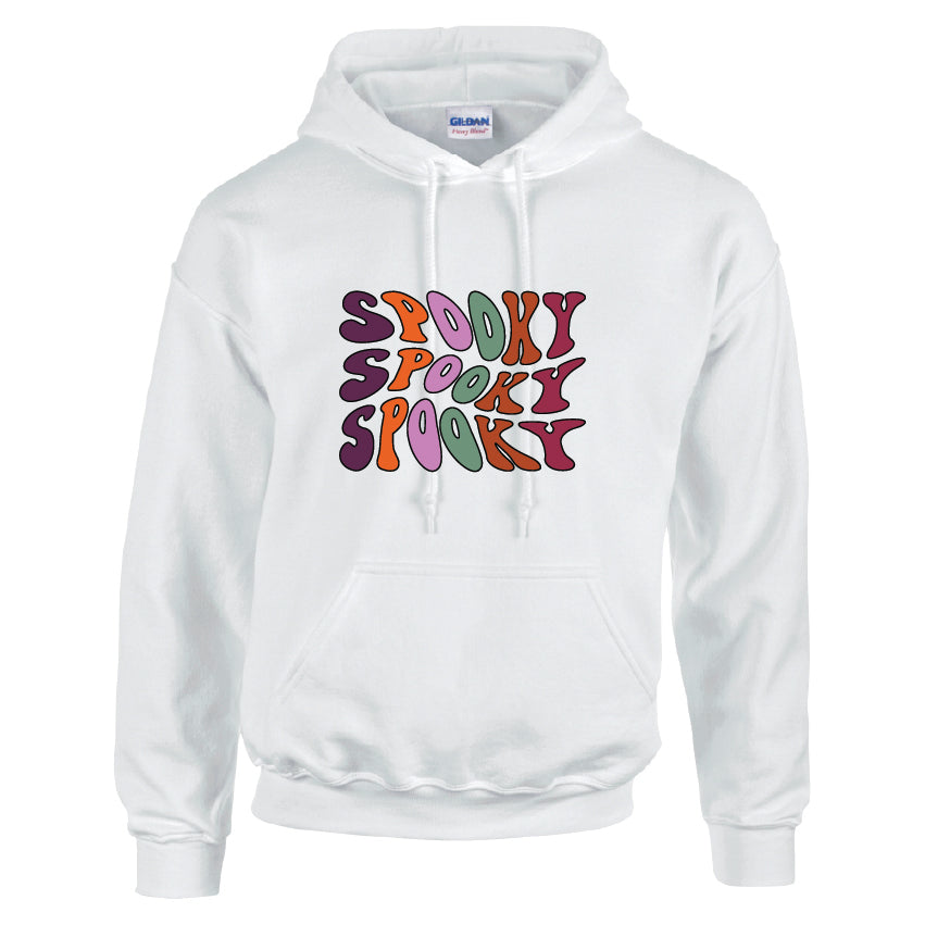 HWH13 Spooky Halloween Unisex Cotton Hoodie Various Sizes & Colours Available