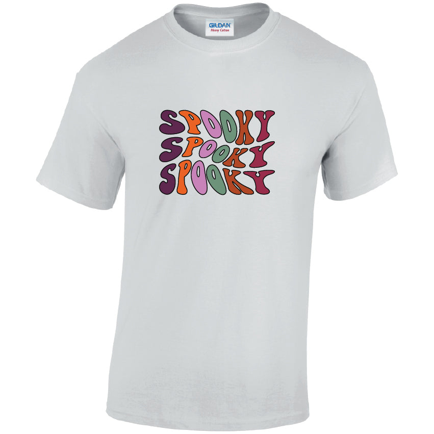 HW13 Spooky Halloween Unisex Cotton T-Shirt Various Sizes & Colours Available