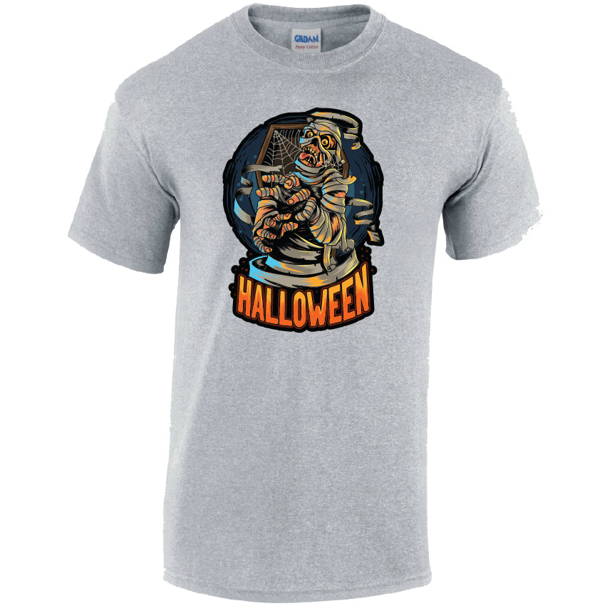 HW18 Halloween Unisex Cotton T-Shirt Various Sizes & Colours Available