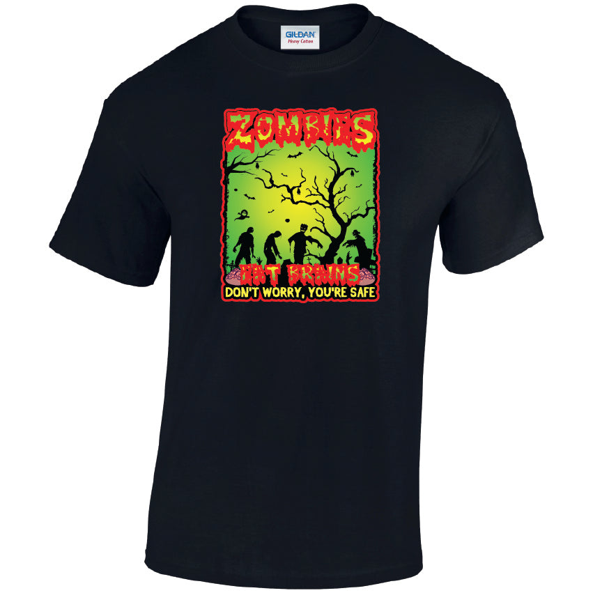 HW19 Zombies Halloween Unisex Cotton T-Shirts Various Sizes & Colours Available