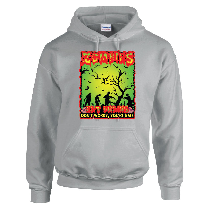 HWH19 Zombies Halloween Unisex Cotton Hoodie Various Sizes & Colours Available