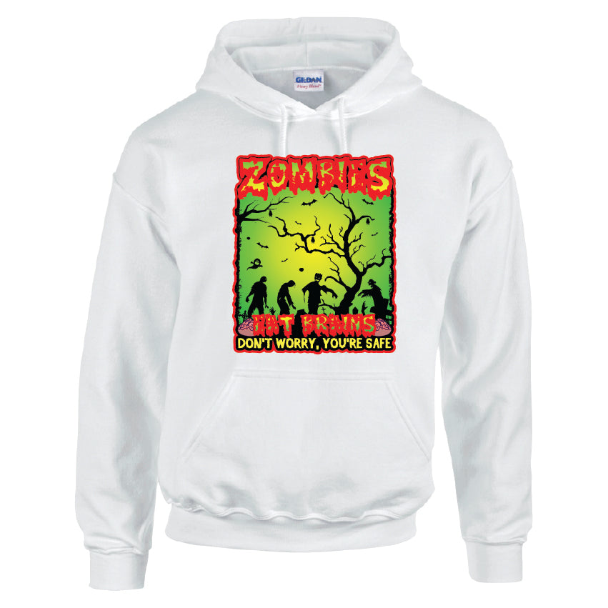 HWH19 Zombies Halloween Unisex Cotton Hoodie Various Sizes & Colours Available