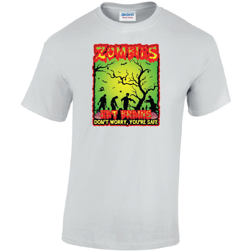 HW19 Zombies Halloween Unisex Cotton T-Shirts Various Sizes & Colours Available