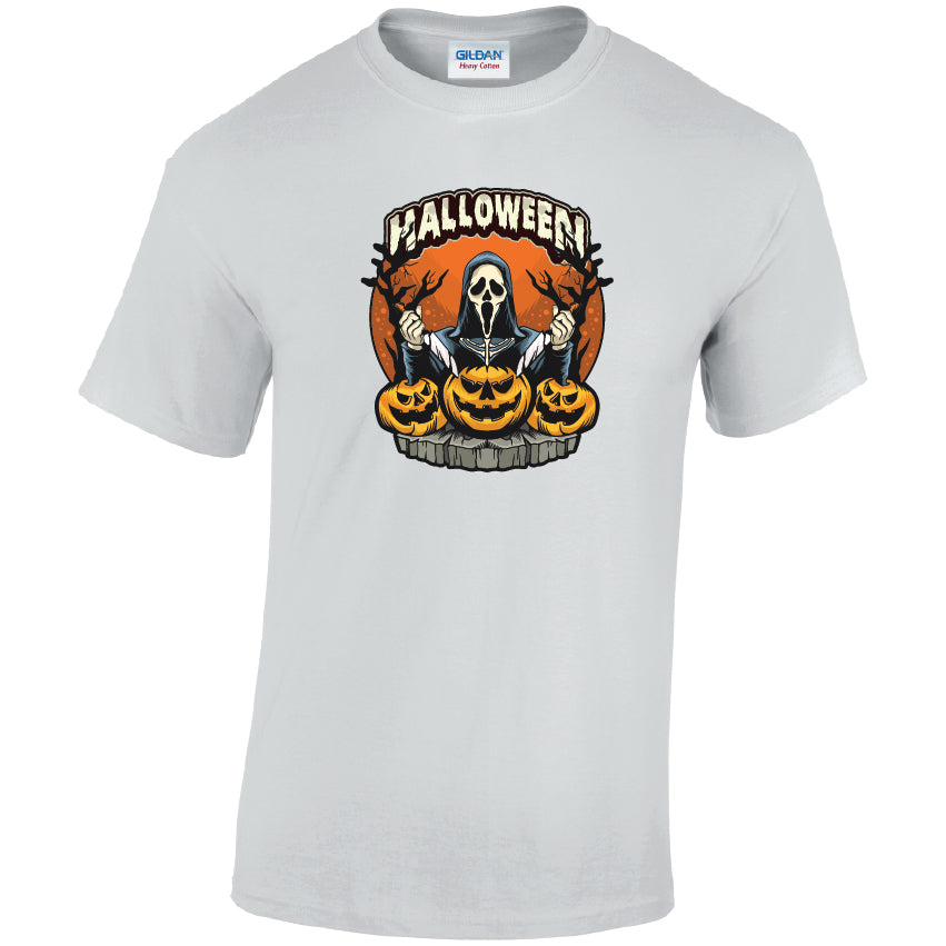 HW01-30 Halloween Unisex Cotton T-Shirt Various Designs Available