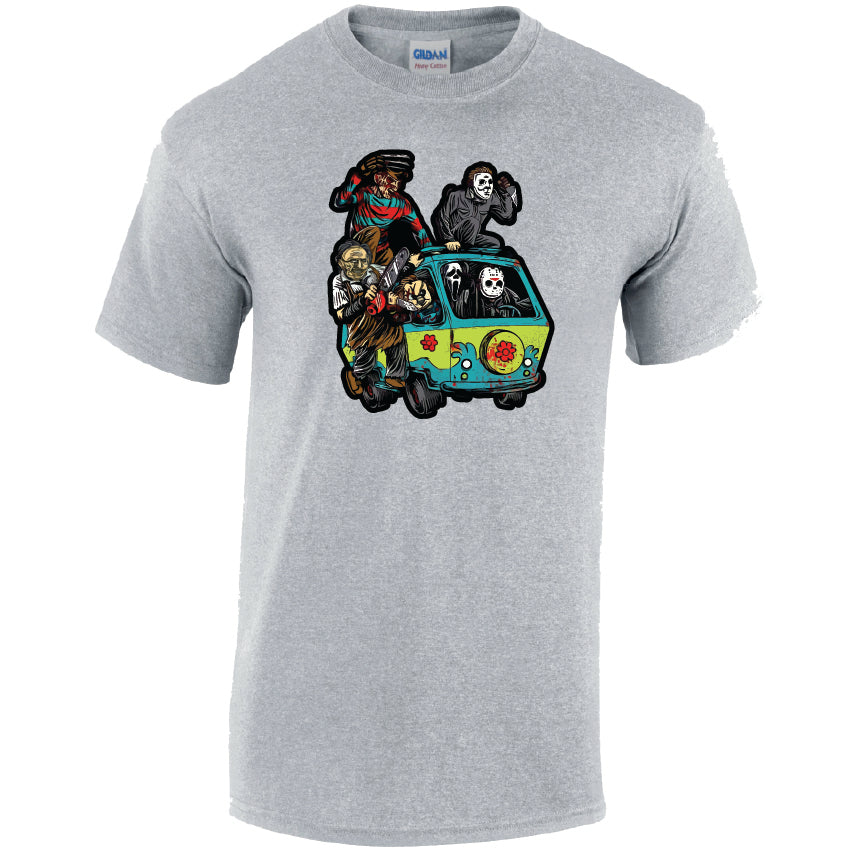 HW01-30 Halloween Unisex Cotton T-Shirt Various Designs Available