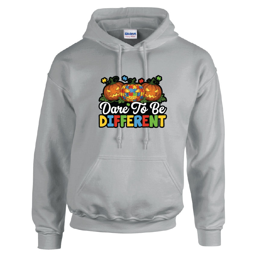 HWH21 Dare To Be Different Halloween Unisex Cotton Hoodie Various Sizes & Colours Available