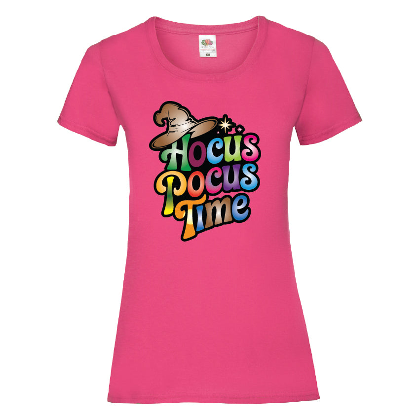 Hocus Pocus Time Halloween T-Shirt Available in 7 Colours HWCL22