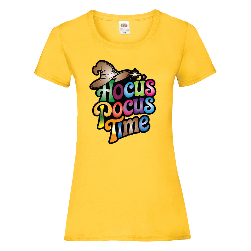 Hocus Pocus Time Halloween T-Shirt Available in 7 Colours HWCL22
