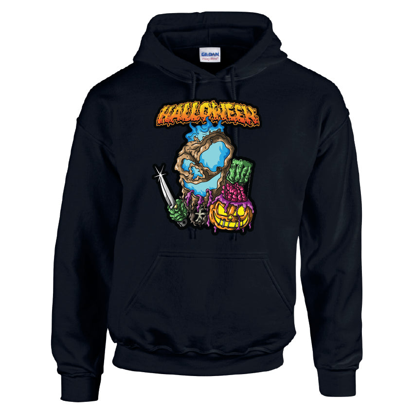 HWH23 Halloween Unisex Cotton Hoodie Various Sizes & Colours Available