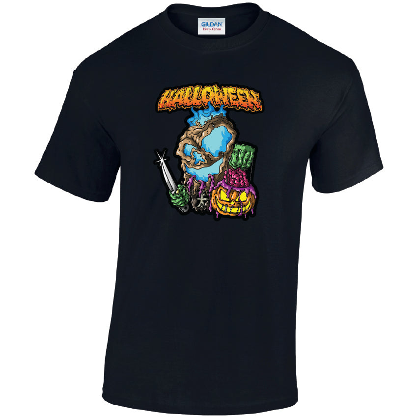 HW23 Halloween Unisex Cotton T-Shirts Various Sizes & Colours Available