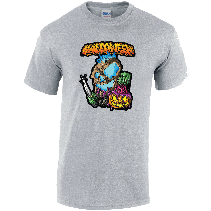 HW23 Halloween Unisex Cotton T-Shirts Various Sizes & Colours Available