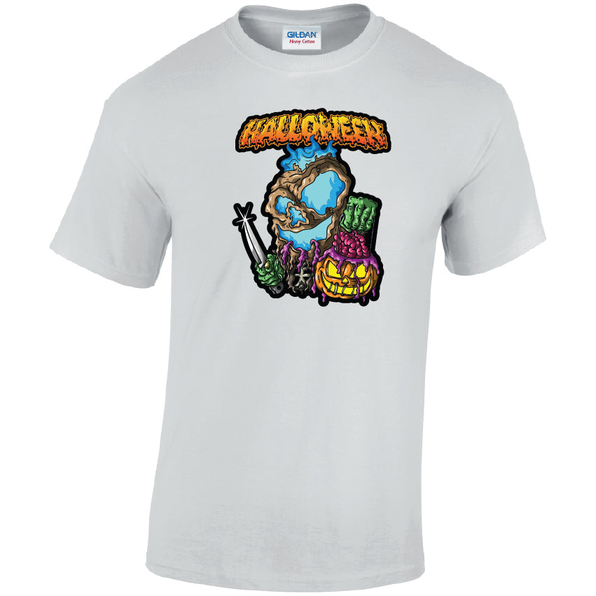 HW01-30 Halloween Unisex Cotton T-Shirt Various Designs Available