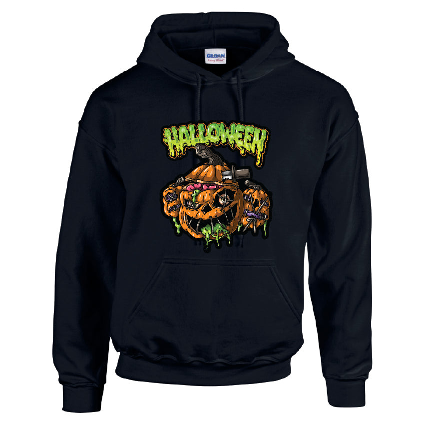 HWH25 Halloween Unisex Cotton Hoodie Various Sizes & Colours Available