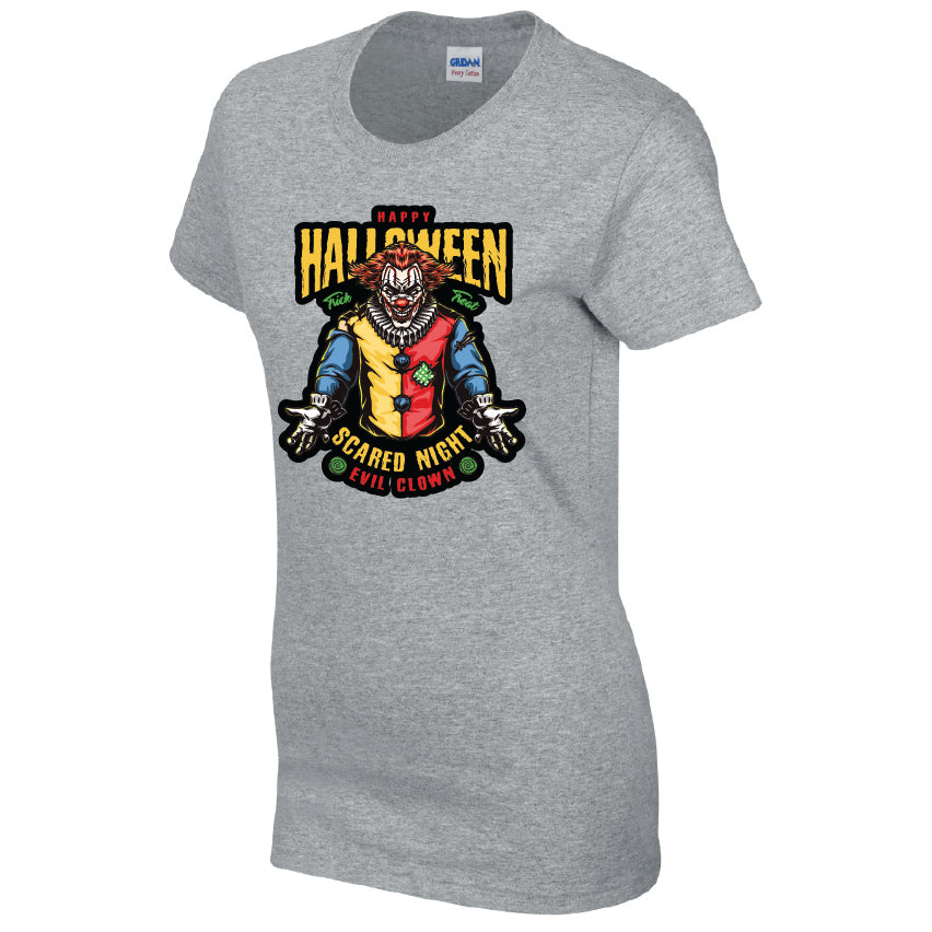Happy Halloween Scared Night T-Shirt Available in 7 Colours HWCL27