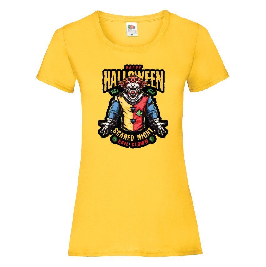 Happy Halloween Scared Night T-Shirt Available in 7 Colours HWCL27