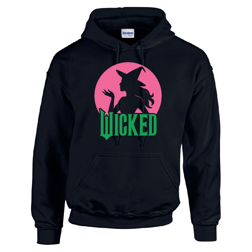 HWH28 Wicked Halloween Unisex Cotton Hoodie Various Sizes & Colours Available