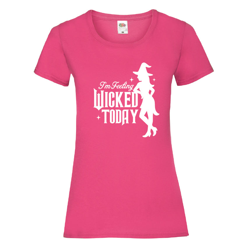 Im Feeling Wicked Today Halloween T-Shirt Available in 7 Colours HWCL29