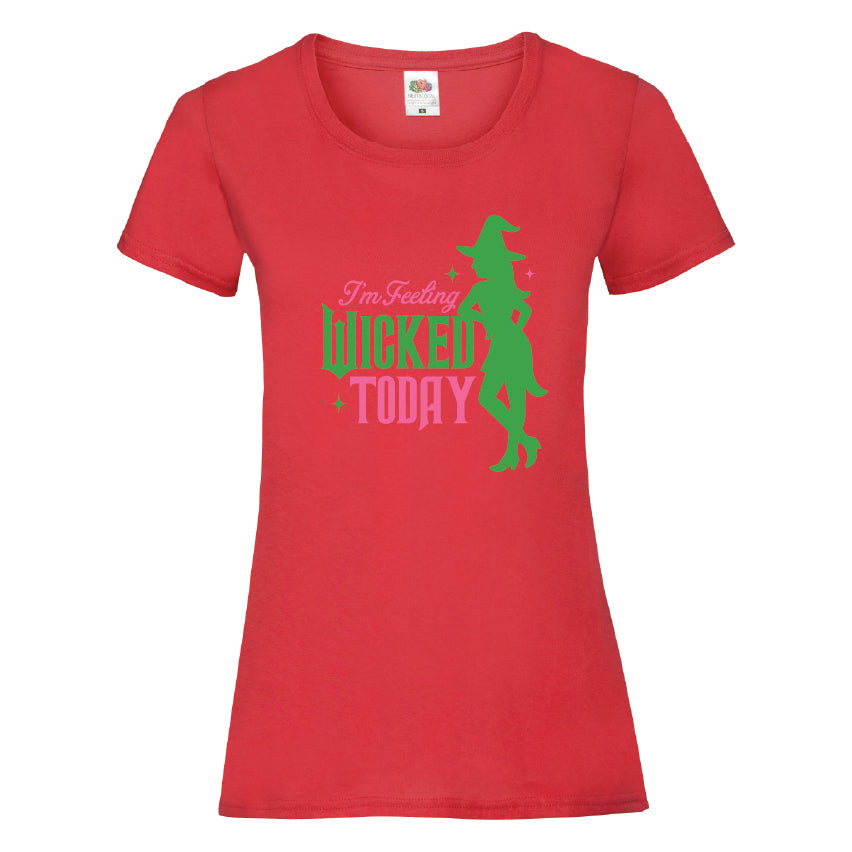 Im Feeling Wicked Today Halloween T-Shirt Available in 7 Colours HWCL29