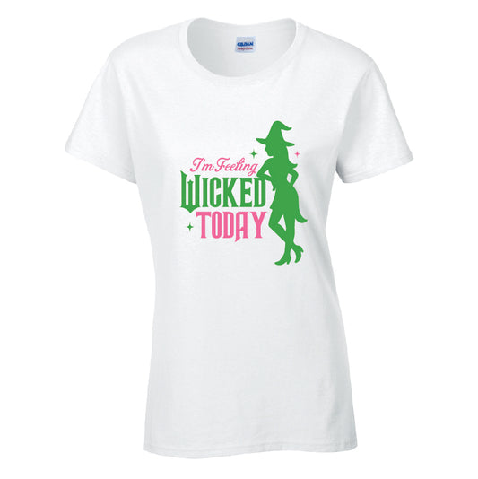 Im Feeling Wicked Today Halloween T-Shirt Available in 7 Colours HWCL29