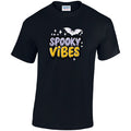 HW04 Spooky Vibes Halloween Unisex Cotton T-Shirt Various Sizes & Colours Available