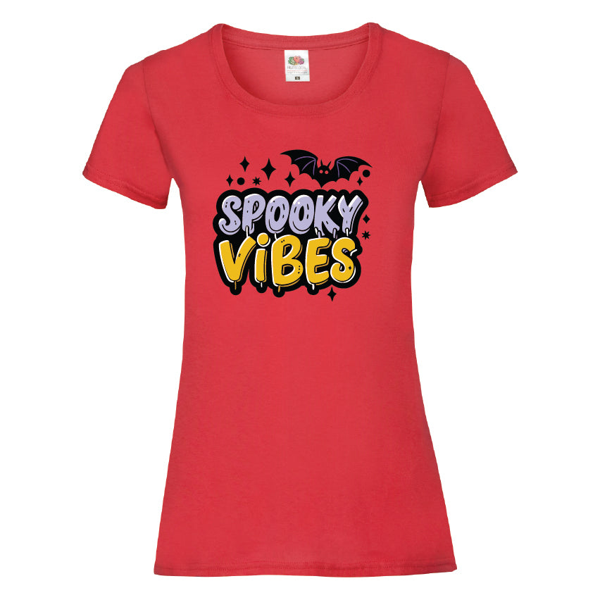 Spooky Vibes Halloween T-Shirt Available in 7 Colours HWCL04