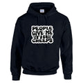 HWH07 People Give Me The Creeps Halloween Unisex Cotton Hoodie Various Sizes & Colours Available