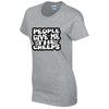 People Give Me The Creeps Halloween T-Shirt Available in 7 Colours HWCL07