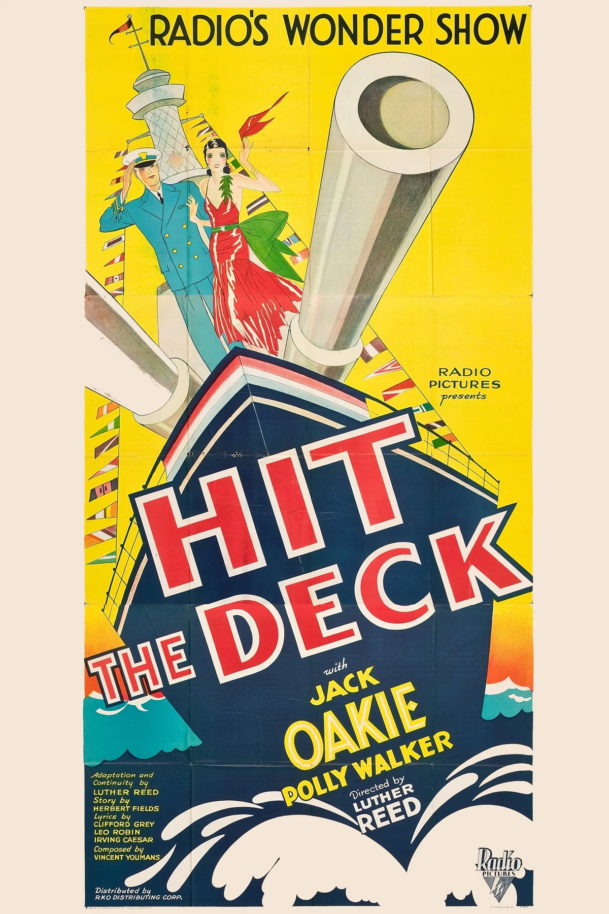 1920 Hit the Deck (1929) Film/Movie Premium Waterproof & Tear Resistant Posters
