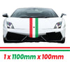 IT1.1/100x1 Italian Bonnet Stripe 1100mm x 100mm for Porsche