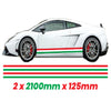 IT2.1/125x2 Italian Side Stripe 2100mm x 125mm for Porsche