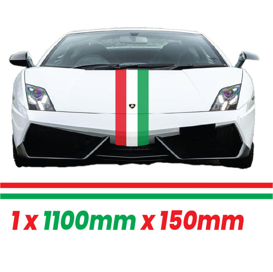 IT1.1/150x1 Italian Bonnet Stripe 1100mm x 150mm for Porsche