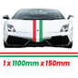 IT1.1/150x1 Italian Bonnet Stripe 1100mm x 150mm for Porsche