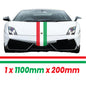 IT1.1/200x1 Italian Bonnet Stripe 1100mm x 200mm for Porsche