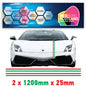 ITRP Italy Racing Pin Stripes 1.2m (1200mm) Long laminated for Renault Peugeot Citroen sticker graphics various widths available