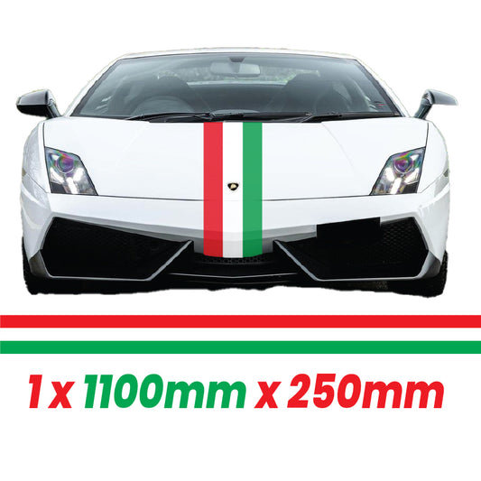 IT1.1/250x1 Italian Bonnet Stripe 1100mm x 250mm for Porsche