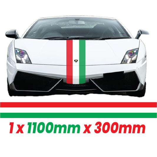 IT1.1/300x1 Italian Bonnet Stripe 1100mm x 300mm for Porsche