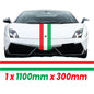 IT1.1/300x1 Italian Bonnet Stripe 1100mm x 300mm for Porsche
