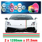 ITRP Italy Racing Pin Stripes 1.2m (1200mm) Long laminated for Renault Peugeot Citroen sticker graphics various widths available