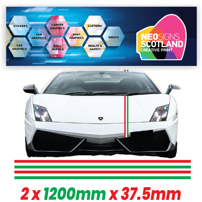 ITPIN37.5 Italian Pin Stripes 1200mm X 37.5mm for Porsche