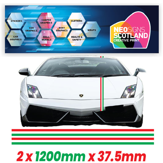 ITPIN37.5 Italian Pin Stripes 1200mm X 37.5mm for Porsche