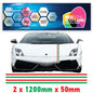 ITRP Italy Racing Pin Stripes 1.2m (1200mm) Long laminated for Renault Peugeot Citroen sticker graphics various widths available